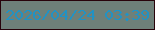 文字の大きさ：4、枠の色：28030a、背景の色：6e8079、文字の色：2292c3 無料ブログパーツのブログ時計