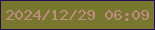 文字の大きさ：4、枠の色：280d56、背景の色：78772e、文字の色：c18b85 無料ブログパーツのブログ時計