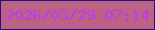 文字の大きさ：3、枠の色：280f85、背景の色：bb6385、文字の色：c436f5 無料ブログパーツのブログ時計