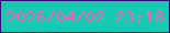 文字の大きさ：1、枠の色：281171、背景の色：14cab2、文字の色：f365b1 無料ブログパーツのブログ時計
