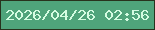 文字の大きさ：4、枠の色：28321d、背景の色：4fa47b、文字の色：d4fce2 無料ブログパーツのブログ時計