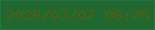文字の大きさ：2、枠の色：28743e、背景の色：20682f、文字の色：4c6016 無料ブログパーツのブログ時計