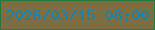 文字の大きさ：3、枠の色：287742、背景の色：7d6e42、文字の色：0c86bc 無料ブログパーツのブログ時計