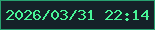 文字の大きさ：2、枠の色：28a06f、背景の色：152128、文字の色：48f597 無料ブログパーツのブログ時計