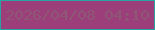 文字の大きさ：3、枠の色：28a2a3、背景の色：9c3e7a、文字の色：8d5775 無料ブログパーツのブログ時計