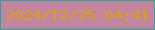 文字の大きさ：5、枠の色：28a39a、背景の色：c086a1、文字の色：df9e09 無料ブログパーツのブログ時計