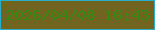 文字の大きさ：1、枠の色：28aeca、背景の色：716320、文字の色：358a11 無料ブログパーツのブログ時計