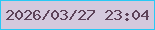 文字の大きさ：2、枠の色：28c9f5、背景の色：d4c9dd、文字の色：5d4359 無料ブログパーツのブログ時計