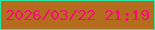 文字の大きさ：3、枠の色：28e7a7、背景の色：b56c1f、文字の色：f60d76 無料ブログパーツのブログ時計