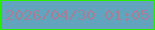 文字の大きさ：3、枠の色：28ef02、背景の色：62a4bd、文字の色：a57f95 無料ブログパーツのブログ時計