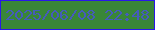 文字の大きさ：5、枠の色：2917e9、背景の色：398638、文字の色：455bbc 無料ブログパーツのブログ時計