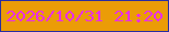 文字の大きさ：3、枠の色：292da2、背景の色：eb9c07、文字の色：e92dea 無料ブログパーツのブログ時計