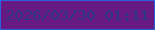 文字の大きさ：5、枠の色：2961df、背景の色：671a81、文字の色：2f3789 無料ブログパーツのブログ時計