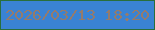 文字の大きさ：3、枠の色：296f3b、背景の色：3a83d3、文字の色：957b6b 無料ブログパーツのブログ時計