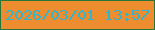 文字の大きさ：4、枠の色：297535、背景の色：ee8d2f、文字の色：2fb6ce 無料ブログパーツのブログ時計