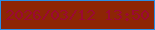 文字の大きさ：3、枠の色：298ee4、背景の色：8d2505、文字の色：9b0934 無料ブログパーツのブログ時計