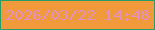 文字の大きさ：4、枠の色：299d6a、背景の色：f09a3c、文字の色：e291bf 無料ブログパーツのブログ時計