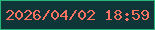 文字の大きさ：2、枠の色：29b579、背景の色：0e3537、文字の色：fa7362 無料ブログパーツのブログ時計