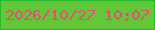 文字の大きさ：1、枠の色：29b730、背景の色：63c837、文字の色：e54d74 無料ブログパーツのブログ時計