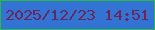 文字の大きさ：5、枠の色：29ba44、背景の色：3373d4、文字の色：69285a 無料ブログパーツのブログ時計