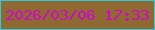 文字の大きさ：2、枠の色：29cddc、背景の色：906932、文字の色：ce08c6 無料ブログパーツのブログ時計
