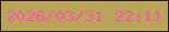 文字の大きさ：1、枠の色：2a1019、背景の色：b8a555、文字の色：fe54ad 無料ブログパーツのブログ時計