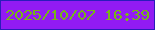 文字の大きさ：4、枠の色：2a1cbb、背景の色：921bf3、文字の色：77b517 無料ブログパーツのブログ時計