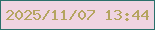 文字の大きさ：5、枠の色：2a706b、背景の色：efd4e1、文字の色：b5a460 無料ブログパーツのブログ時計