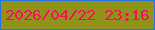 文字の大きさ：1、枠の色：2a71e5、背景の色：929119、文字の色：f70f5e 無料ブログパーツのブログ時計