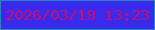 文字の大きさ：1、枠の色：2a83c1、背景の色：392bee、文字の色：ca0972 無料ブログパーツのブログ時計
