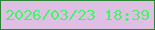 文字の大きさ：5、枠の色：2a8433、背景の色：e0bfe4、文字の色：41f567 無料ブログパーツのブログ時計