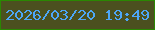 文字の大きさ：1、枠の色：2a8702、背景の色：4b501f、文字の色：4da6f8 無料ブログパーツのブログ時計