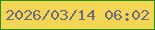 文字の大きさ：4、枠の色：2a8e03、背景の色：f4d655、文字の色：6b6b81 無料ブログパーツのブログ時計