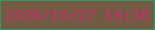 文字の大きさ：1、枠の色：2a9c63、背景の色：735a42、文字の色：c2326a 無料ブログパーツのブログ時計