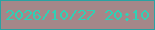 文字の大きさ：5、枠の色：2aa3a3、背景の色：a58789、文字の色：2fd1b5 無料ブログパーツのブログ時計