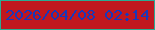 文字の大きさ：3、枠の色：2aab93、背景の色：c1171f、文字の色：1937ba 無料ブログパーツのブログ時計