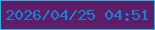 文字の大きさ：4、枠の色：2ab4e0、背景の色：601d67、文字の色：0d85da 無料ブログパーツのブログ時計