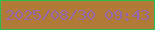 文字の大きさ：5、枠の色：2abf4f、背景の色：b27a37、文字の色：9467ab 無料ブログパーツのブログ時計