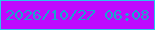 文字の大きさ：1、枠の色：2ac4ec、背景の色：be09fe、文字の色：1ca3ce 無料ブログパーツのブログ時計