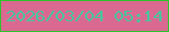 文字の大きさ：5、枠の色：2ac529、背景の色：da6992、文字の色：48c59c 無料ブログパーツのブログ時計