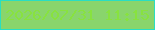 文字の大きさ：3、枠の色：2adec2、背景の色：89d56c、文字の色：88e23f 無料ブログパーツのブログ時計