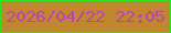 文字の大きさ：5、枠の色：2ae523、背景の色：bf882f、文字の色：bf41ad 無料ブログパーツのブログ時計