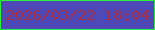 文字の大きさ：2、枠の色：2af23b、背景の色：4e49b6、文字の色：a2314c 無料ブログパーツのブログ時計