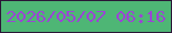 文字の大きさ：3、枠の色：2b1636、背景の色：4eb675、文字の色：9b45d5 無料ブログパーツのブログ時計