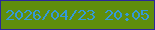 文字の大きさ：1、枠の色：2b279b、背景の色：5f8e0d、文字の色：3499d8 無料ブログパーツのブログ時計