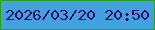 文字の大きさ：1、枠の色：2ba212、背景の色：43a0e1、文字の色：3a0e5f 無料ブログパーツのブログ時計