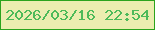 文字の大きさ：3、枠の色：2ba31d、背景の色：ebedb0、文字の色：4dba59 無料ブログパーツのブログ時計