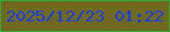 文字の大きさ：1、枠の色：2bab3e、背景の色：70681c、文字の色：0f3ef1 無料ブログパーツのブログ時計