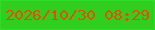 文字の大きさ：4、枠の色：2bdf28、背景の色：32ce1f、文字の色：e45002 無料ブログパーツのブログ時計