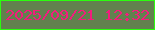 文字の大きさ：2、枠の色：2bfd0e、背景の色：62814e、文字の色：f21d7d 無料ブログパーツのブログ時計